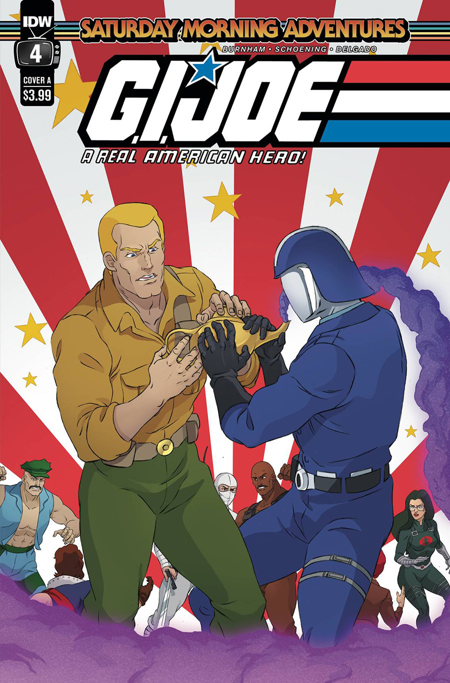 GI Joe A Real American Hero Saturday Morning Adventures #4 Cover A Regular Dan Schoening Cover