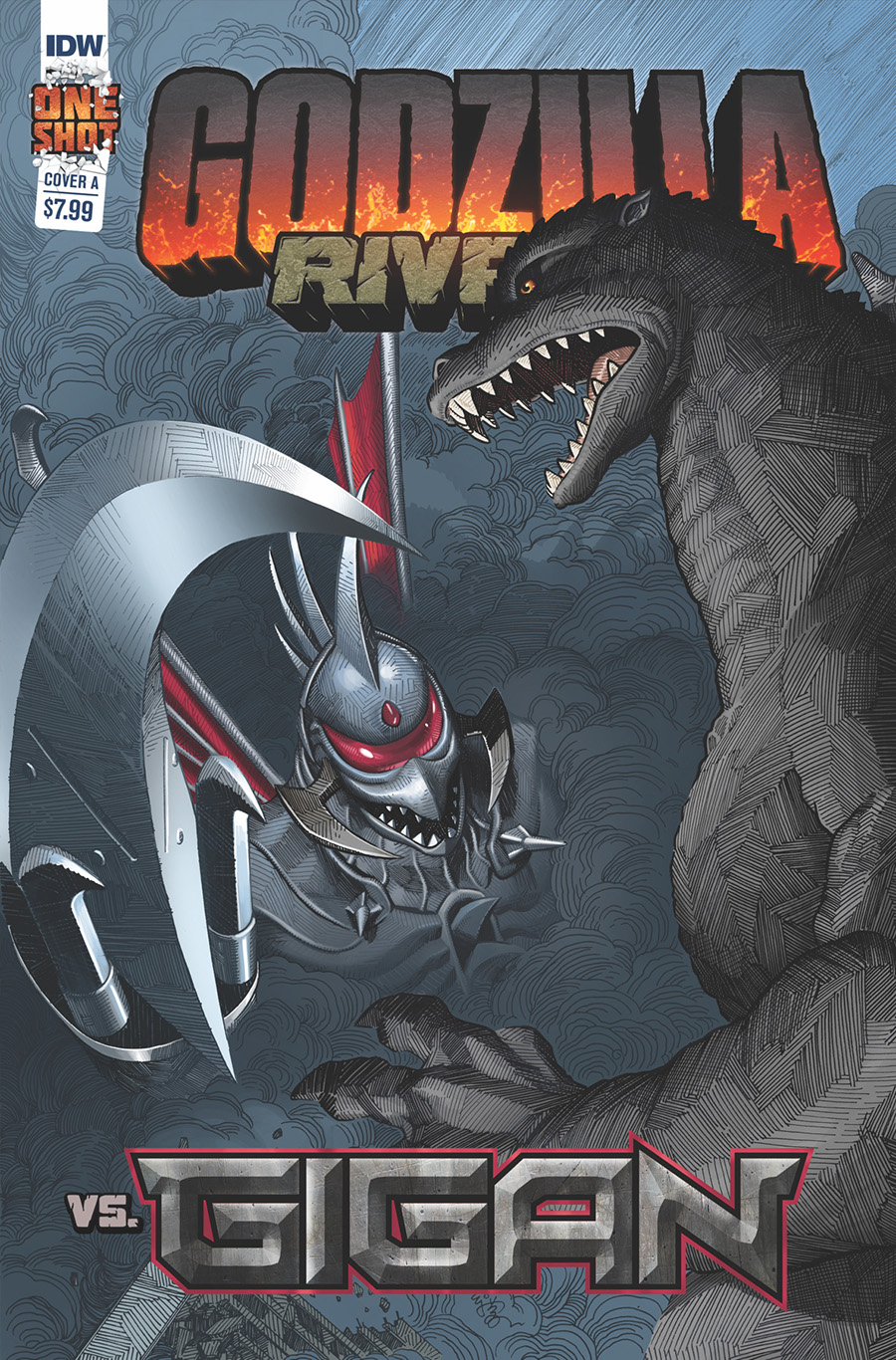 Godzilla Rivals vs Gigan #1 (One Shot) Cover A Regular EJ Su Cover