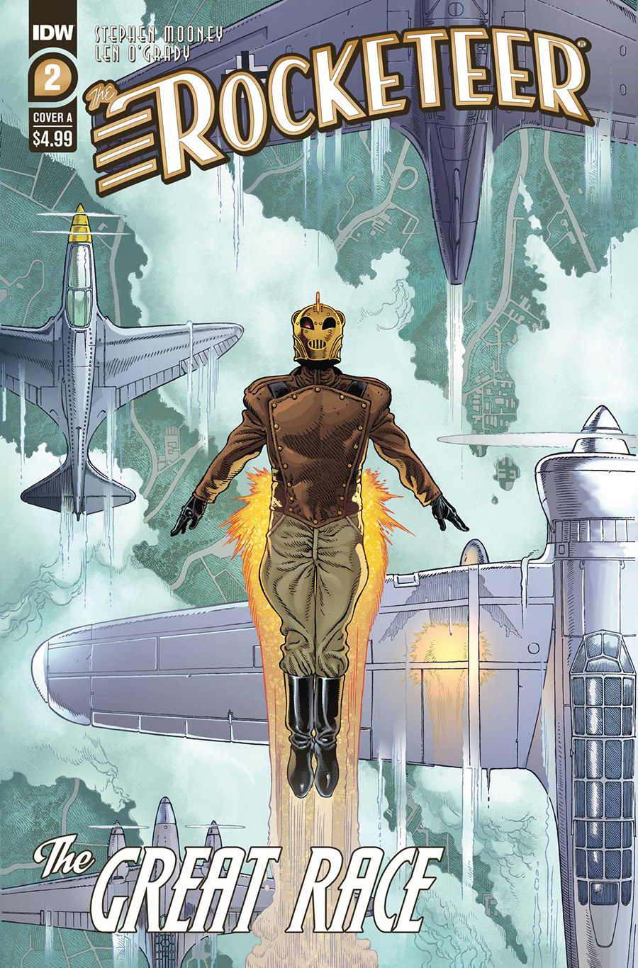 Rocketeer The Great Race #2 Cover A Regular Gabriel Rodriguez Cover