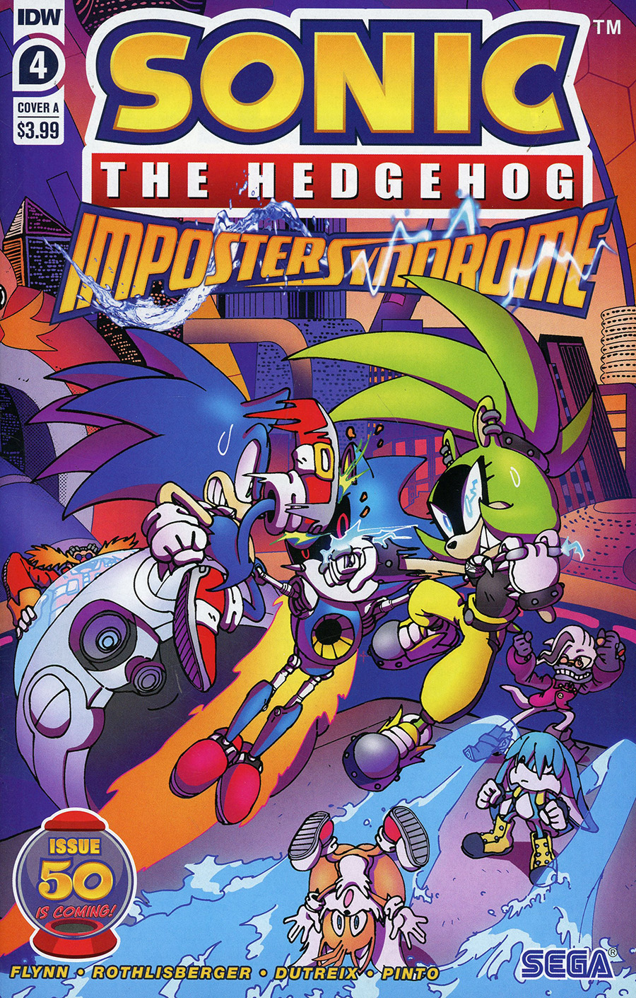 Sonic The Hedgehog Imposter Syndrome #4 Cover A Regular Mauro Fonseca Cover