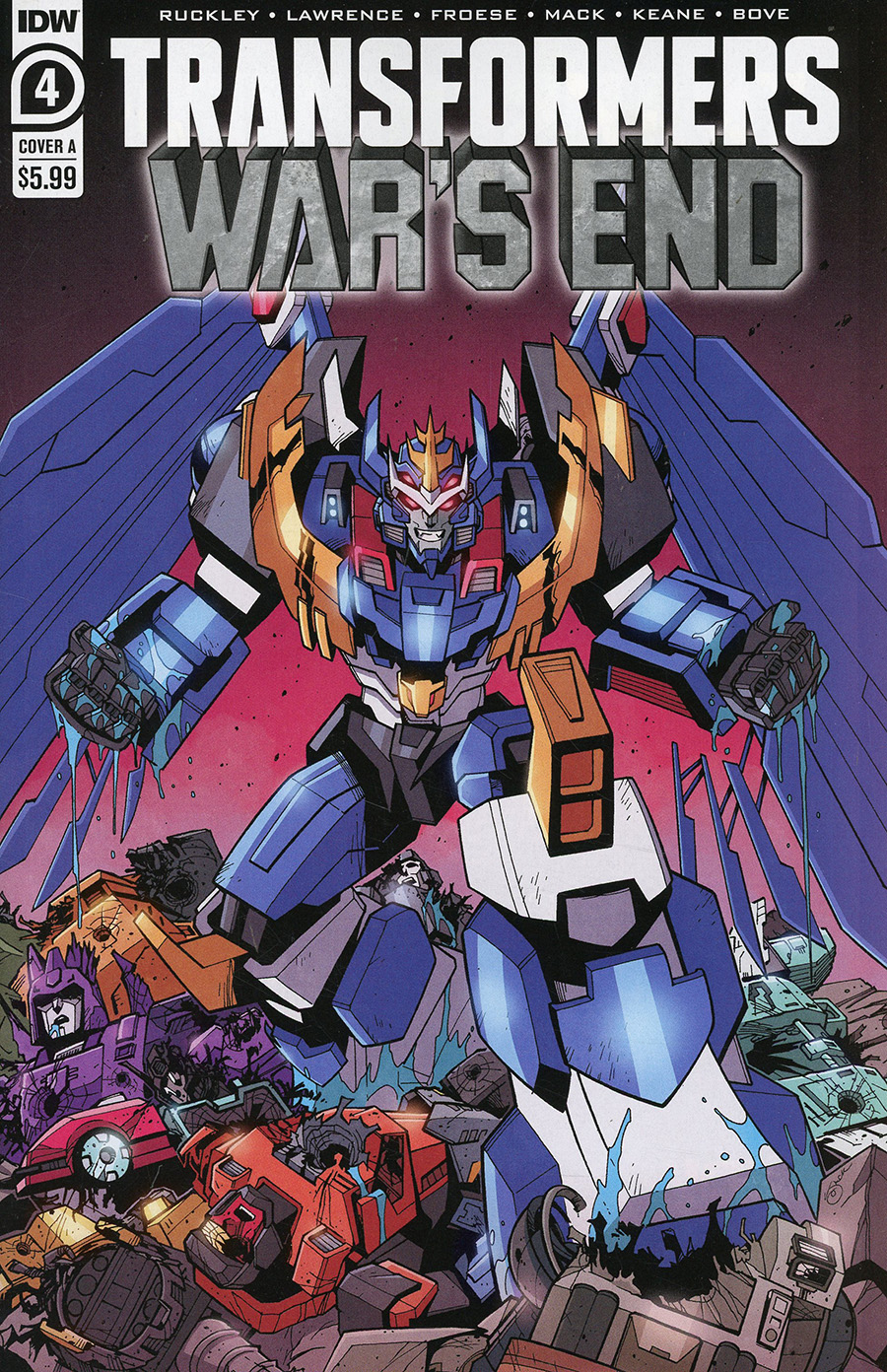 Transformers Wars End #4 Cover A Regular Jack Lawrence Cover