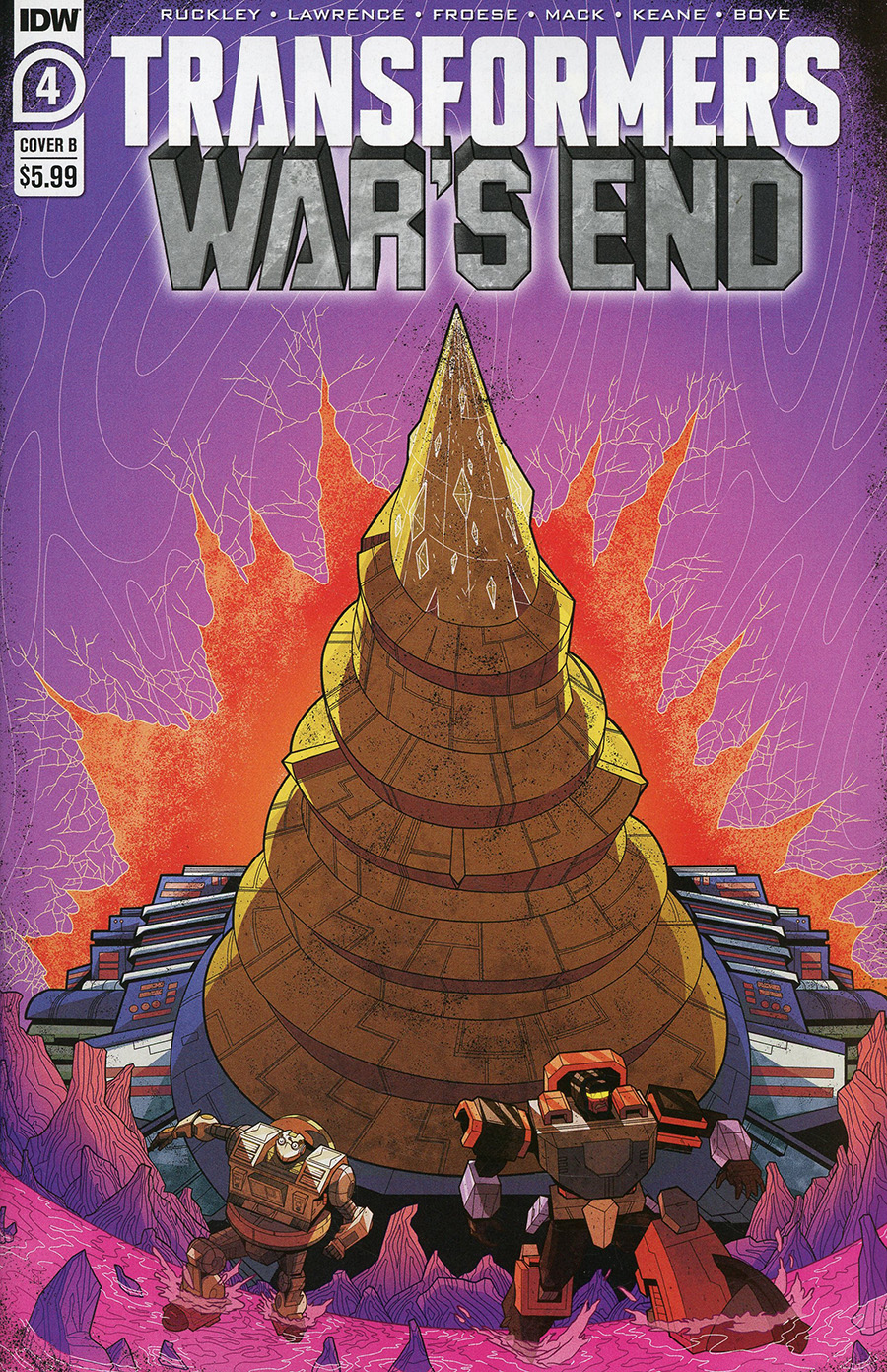Transformers Wars End #4 Cover B Variant Phil Murphy Cover