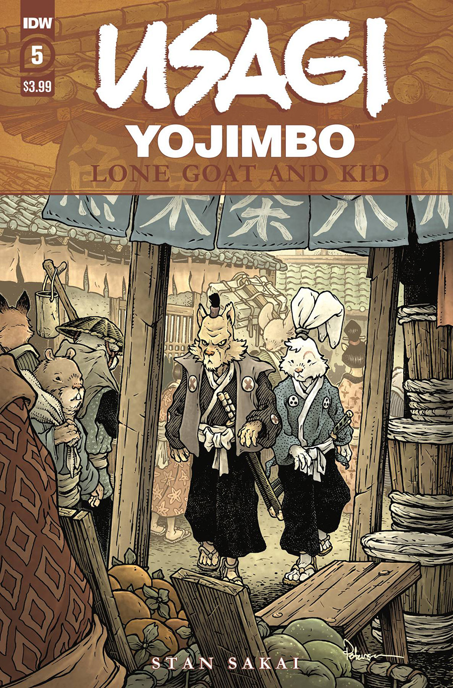 Usagi Yojimbo Lone Goat And Kid #5