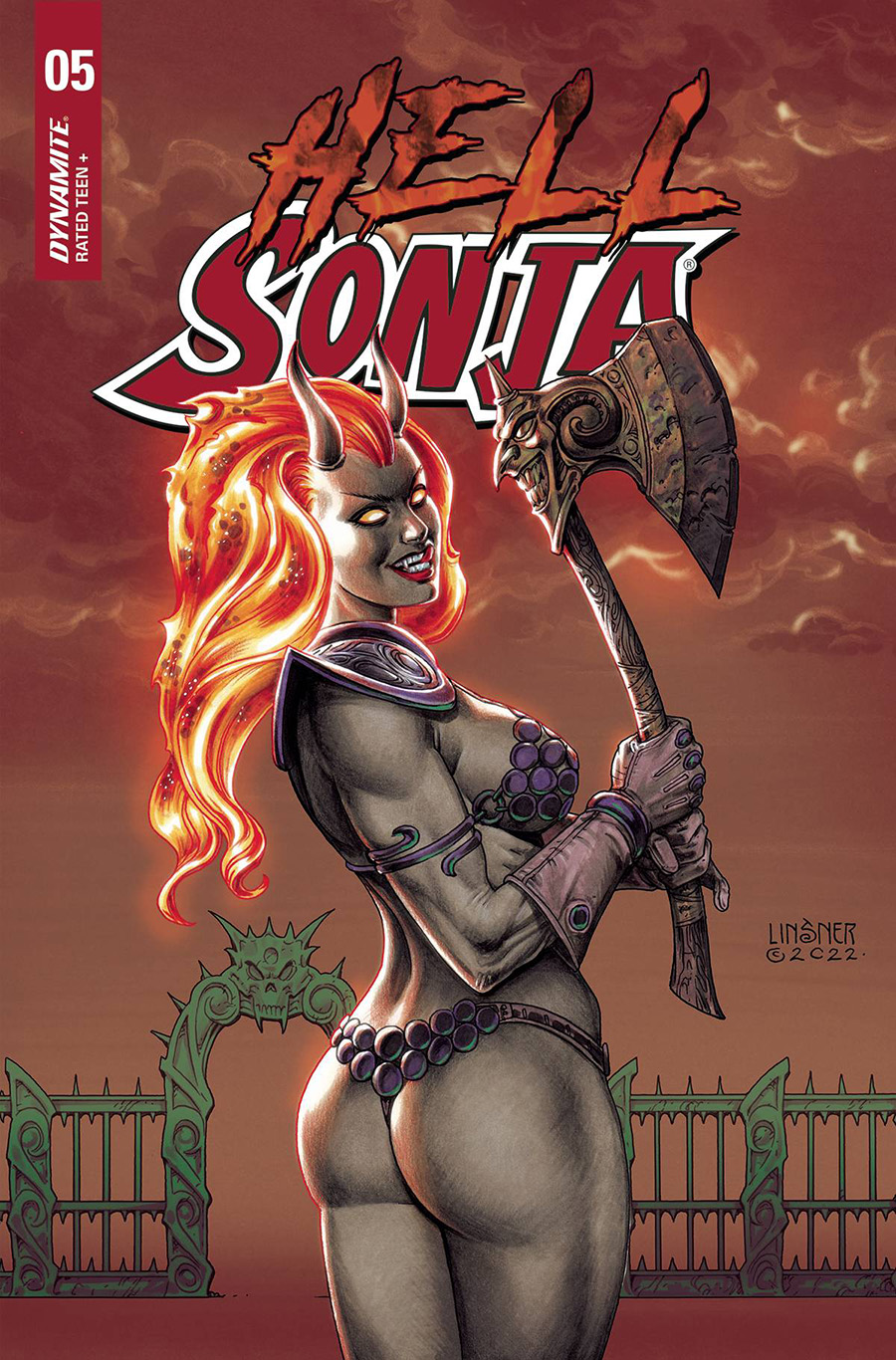 Hell Sonja #5 Cover D Variant Joseph Michael Linsner Cover