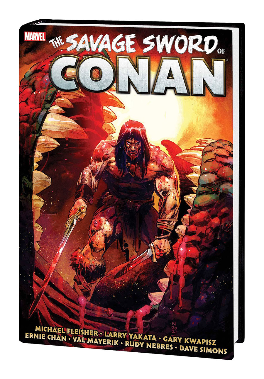 Savage Sword Of Conan Original Marvel Years Omnibus Vol 8 HC Book Market Nic Klein Cover