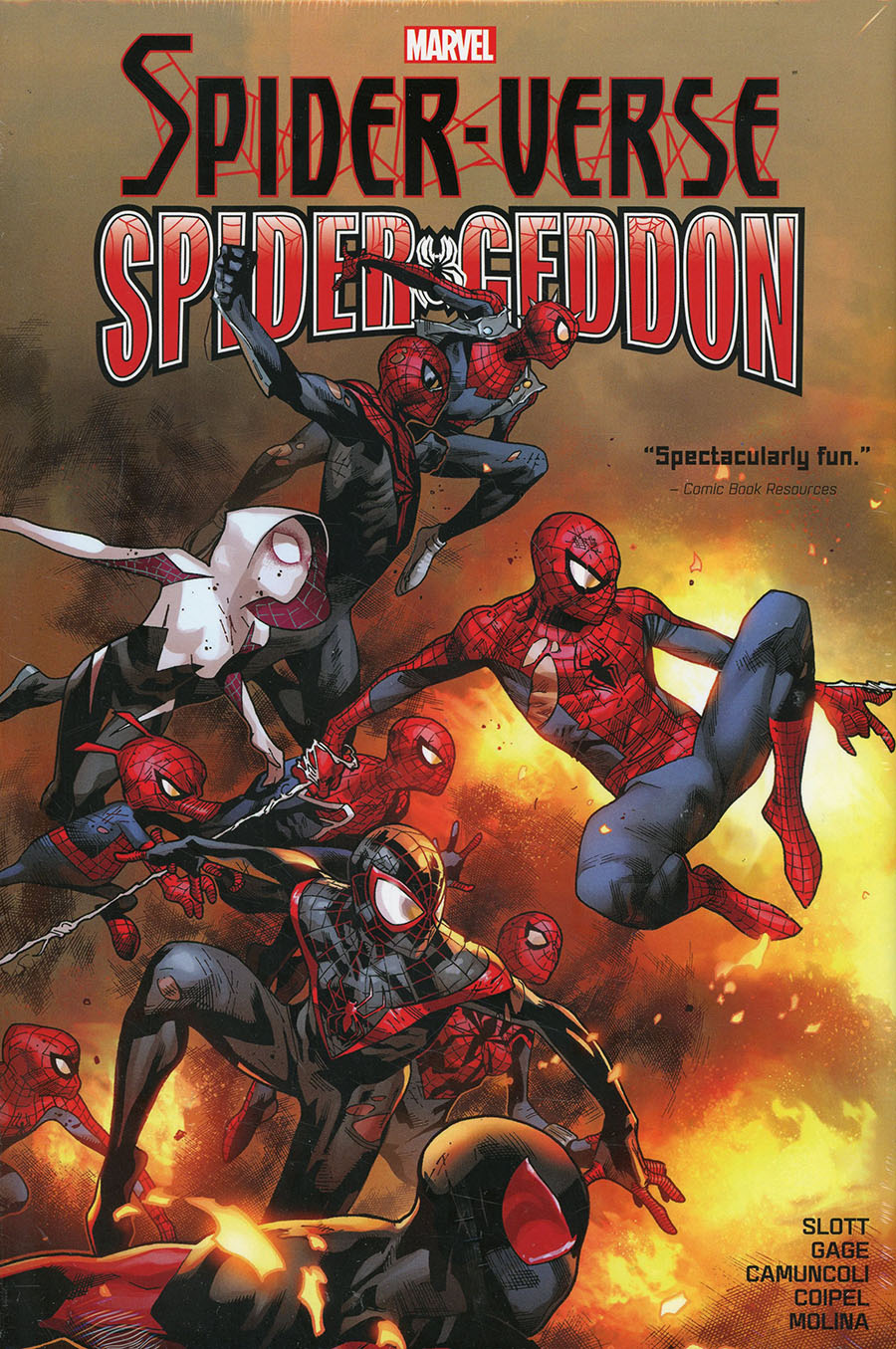 Spider-Verse Spider-Geddon Omnibus HC Book Market Olivier Coipel Cover