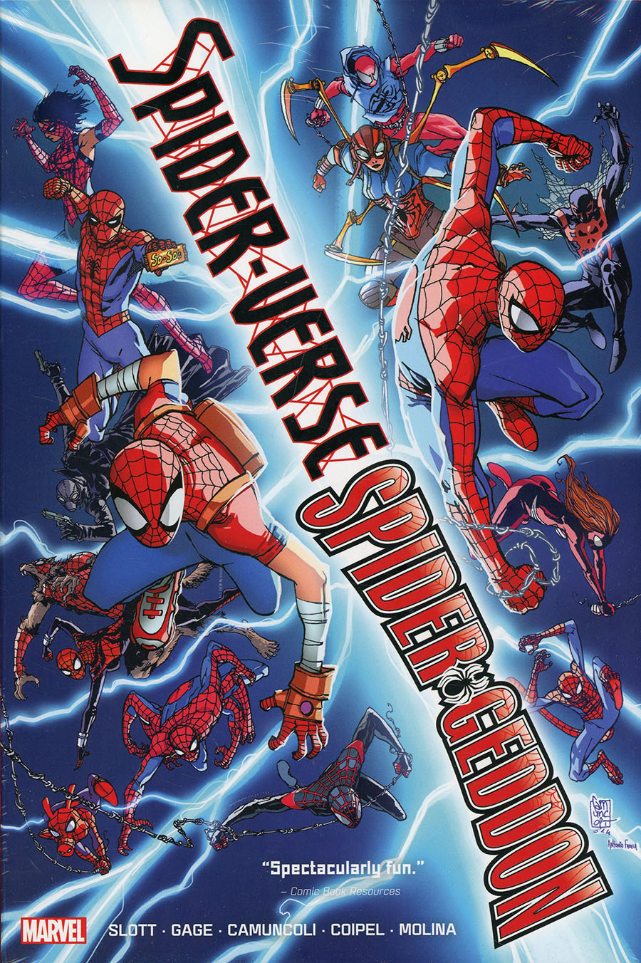 Spider-Verse Spider-Geddon Omnibus HC Direct Market Giuseppe Camuncoli Variant Cover