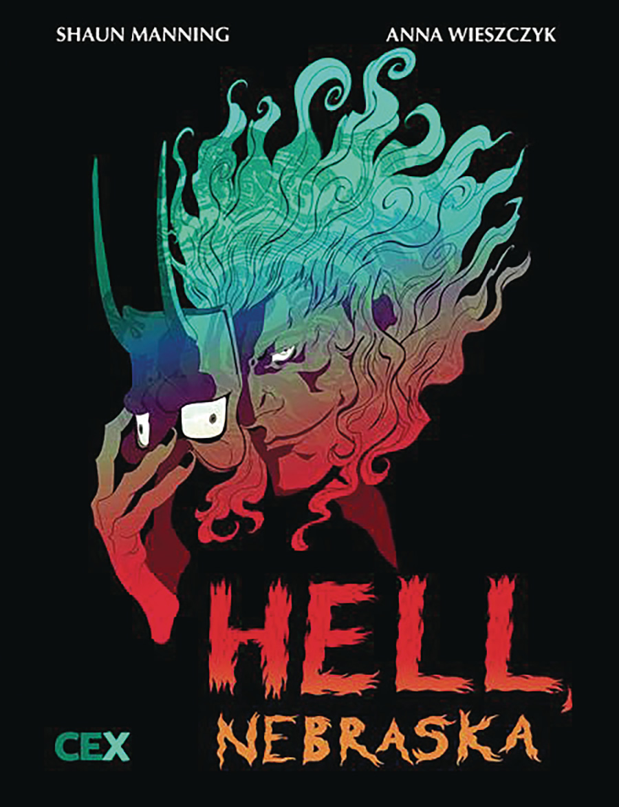 Hell Nebraska HC Cover A Anna Wieszczyk Face Cover