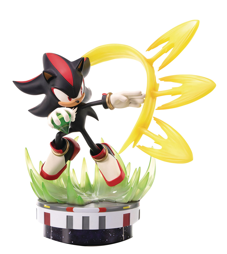 Shadow the hedgehog shop statue