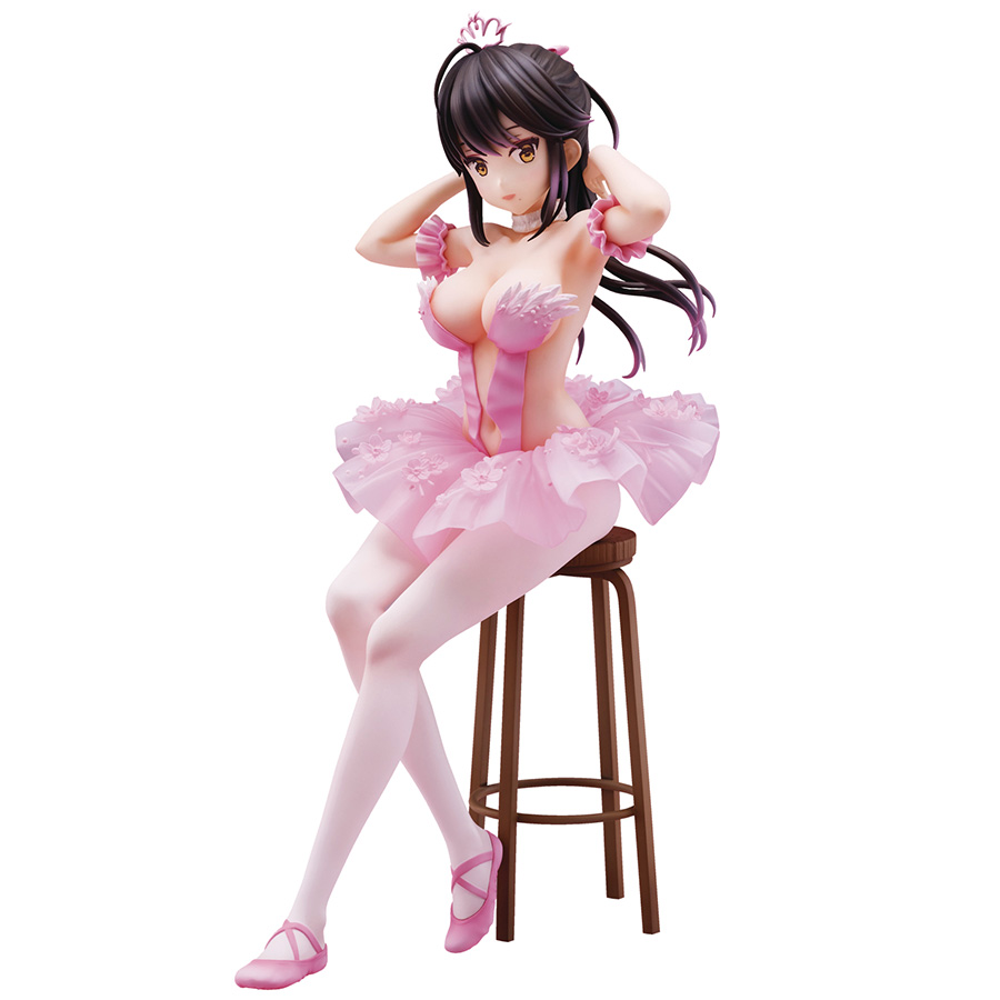 Anmi Illustration Flamingo Ballet Ponytail Girl PVC Figure