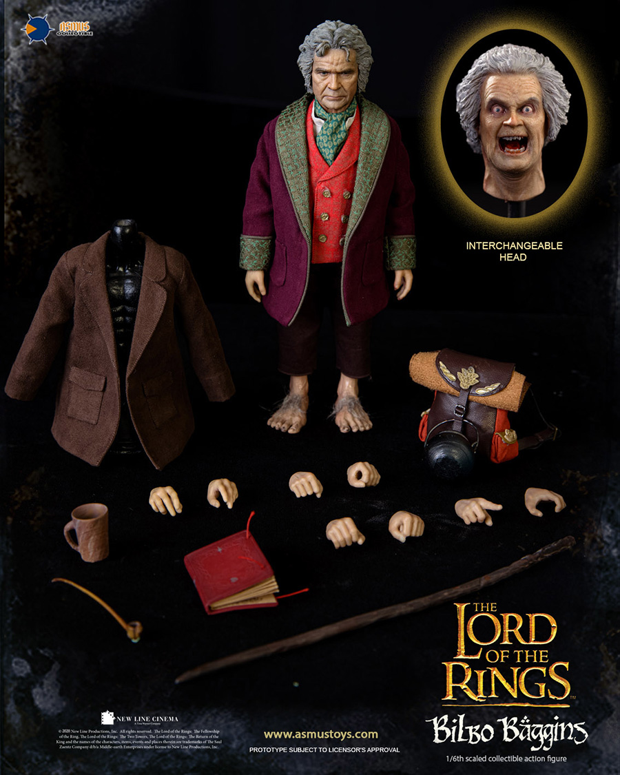 Lord Of The Rings Bilbo Baggins 1/6 Scale Action Figure