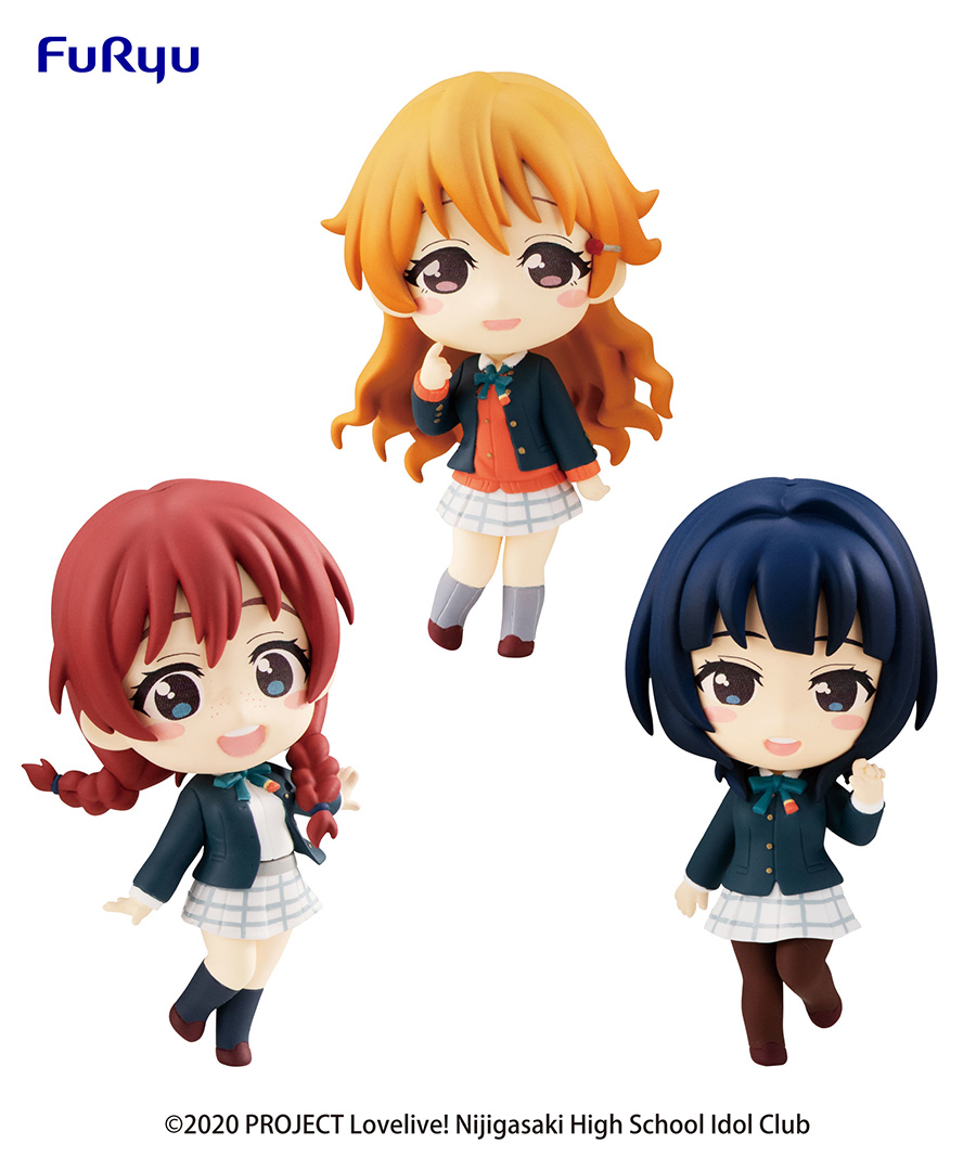 Love Live Nijigasaki High School Idol Club Chobirume Vol 3 3-Piece Figure Set