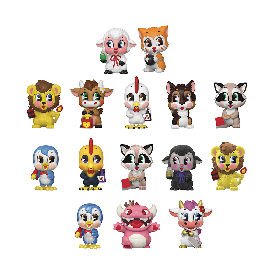 Paka Paka Villainous Valentines Capsule Figure 18-Piece Display