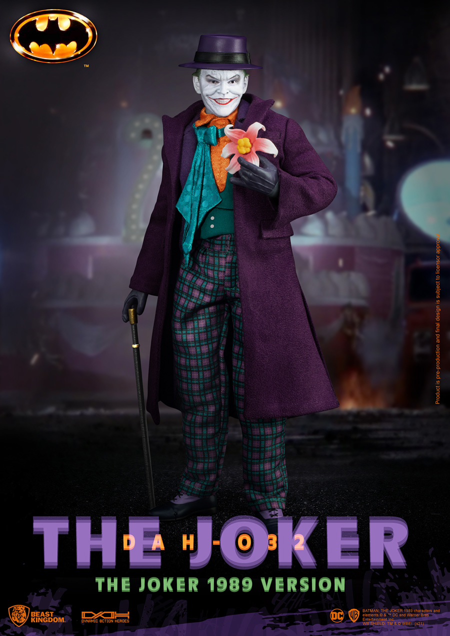 Batman 1989 DAH-032 Dynamic 8-ction Heroes Joker Action Figure