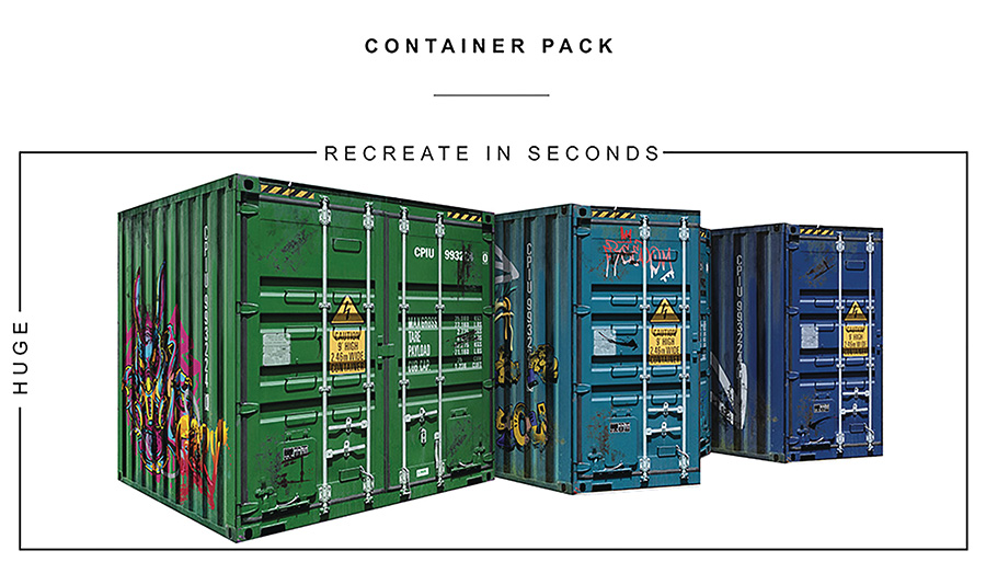 Extreme Sets Pop-Up 1/12 Scale Display Pack - Container