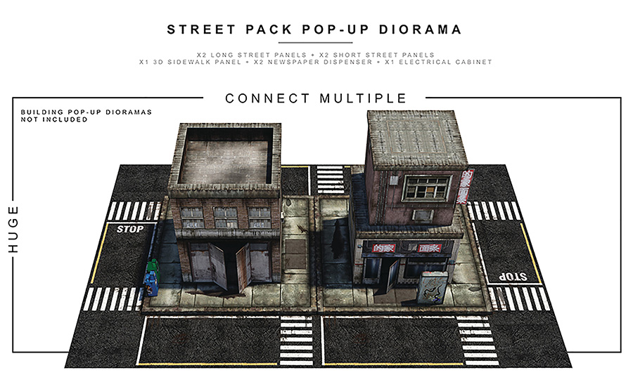 Extreme Sets Pop-Up 1/12 Scale Display Pack - Street