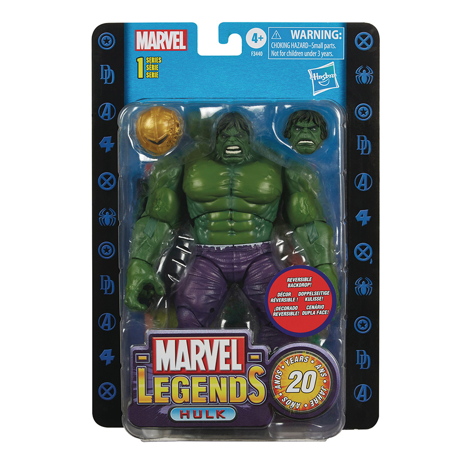 Marvel Legends The Hulk 20th Anniversary 6-Inch Scale Action Figure Case
