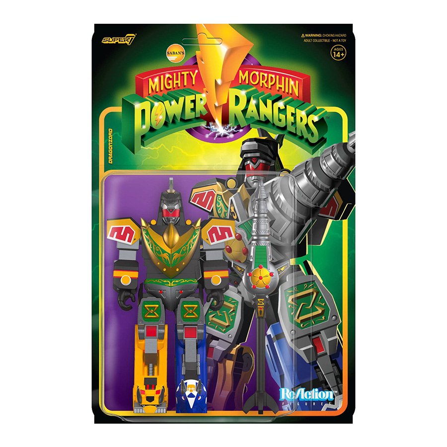 Mighty Morphin Power Rangers ReAction Figure - Dragonzord (Battle Mode)