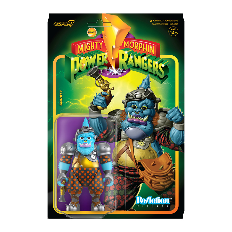 Mighty Morphin Power Rangers ReAction Figure - Squatt