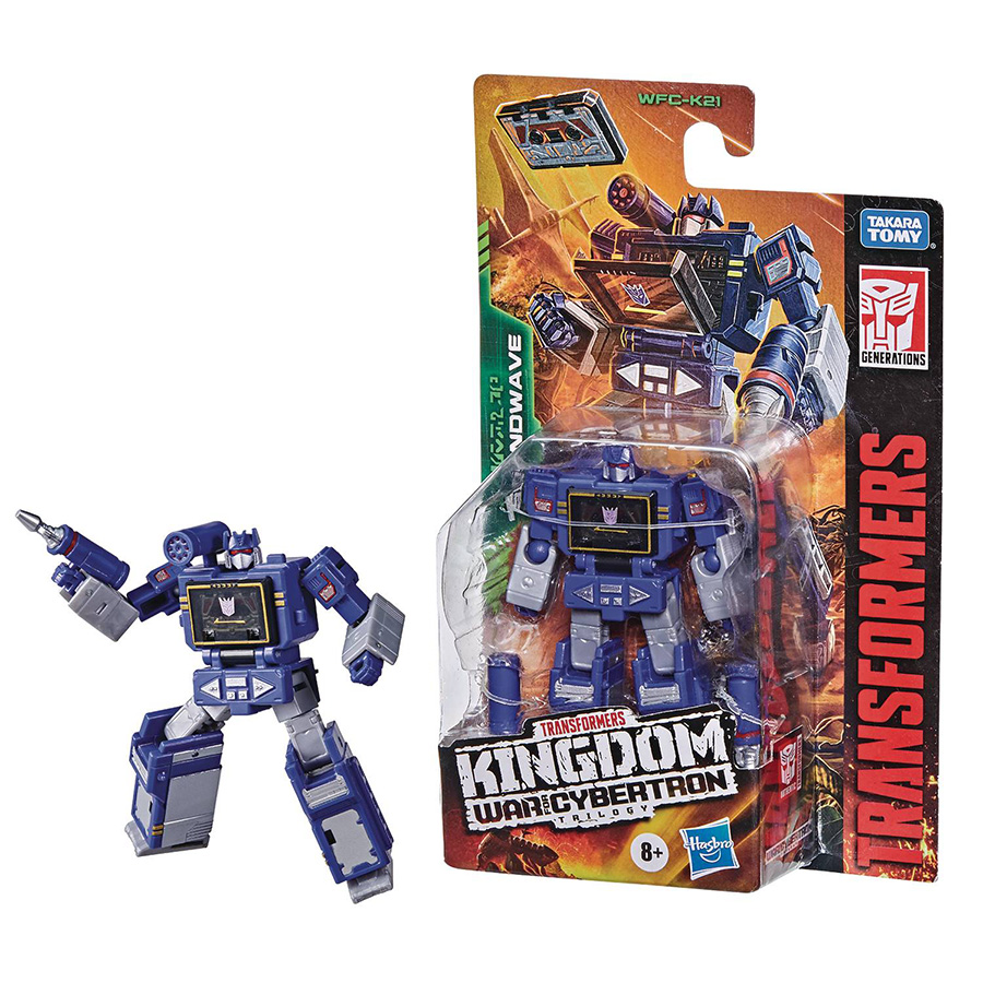 Transformers Generations War For Cybertorn Kingdom Core-Class Soundwave Action Figure