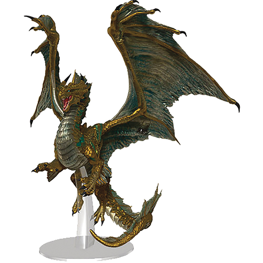 Dungeons & Dragons Icons Of The Realms Adult Bronze Dragon Figure