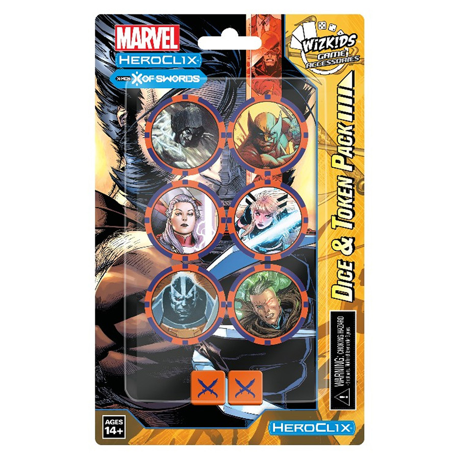 Marvel HeroClix X-Men X Of Swords Dice & Token Pack