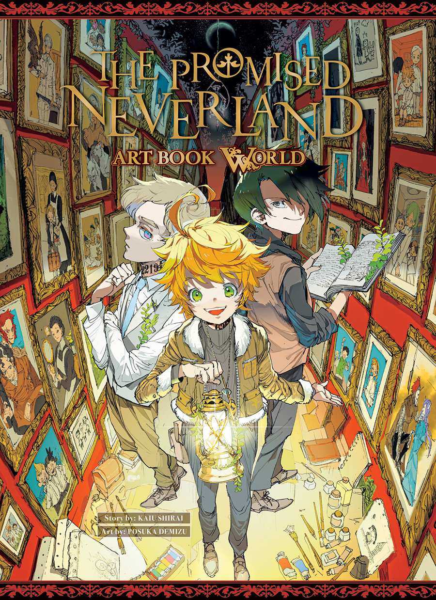 Promised Neverland Art Book World HC