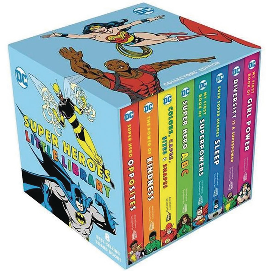 DC Super Heroes Little Library Board Books HC Boxed Set