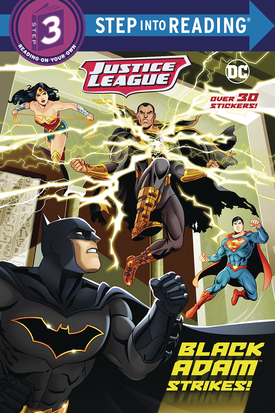 Justice League Black Adam Strikes Step Into Reading SC