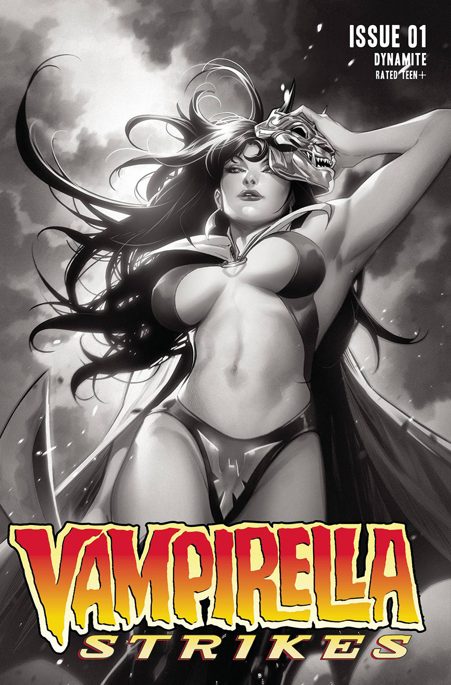 Vampirella Strikes Vol 3 #1 Cover I Incentive Stephen Segovia Black & White Cover