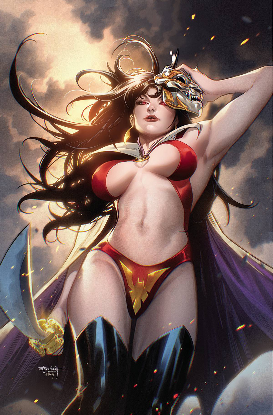 Vampirella Strikes Vol 3 #1 Cover K Incentive Stephen Segovia Virgin Cover