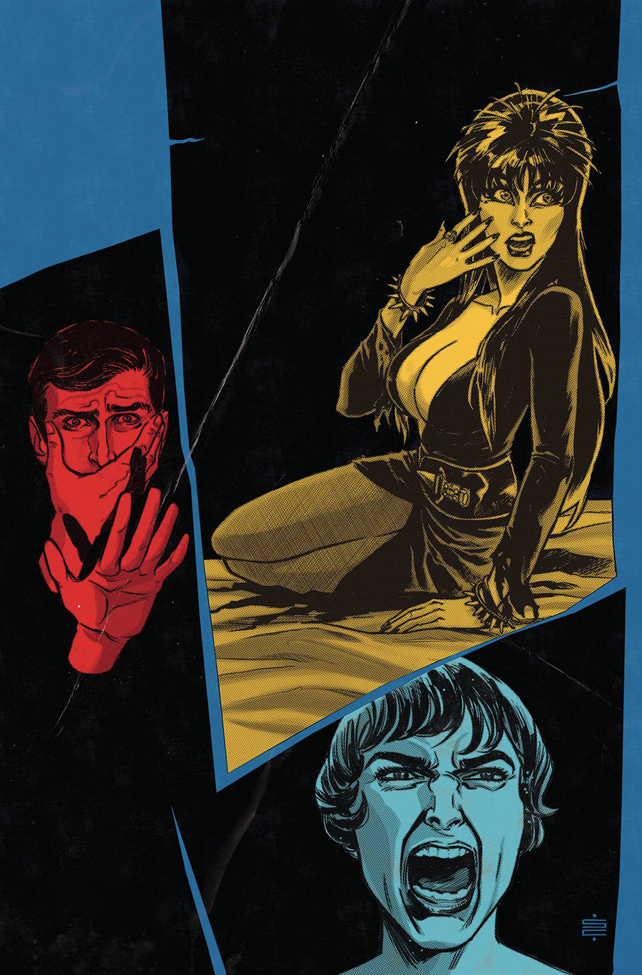 Elvira In Horrorland #1 Cover J Incentive Silvia Califano Virgin Cover
