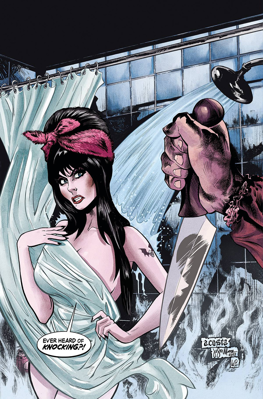 Elvira In Horrorland #1 Cover K Incentive Dave Acosta Virgin Cover