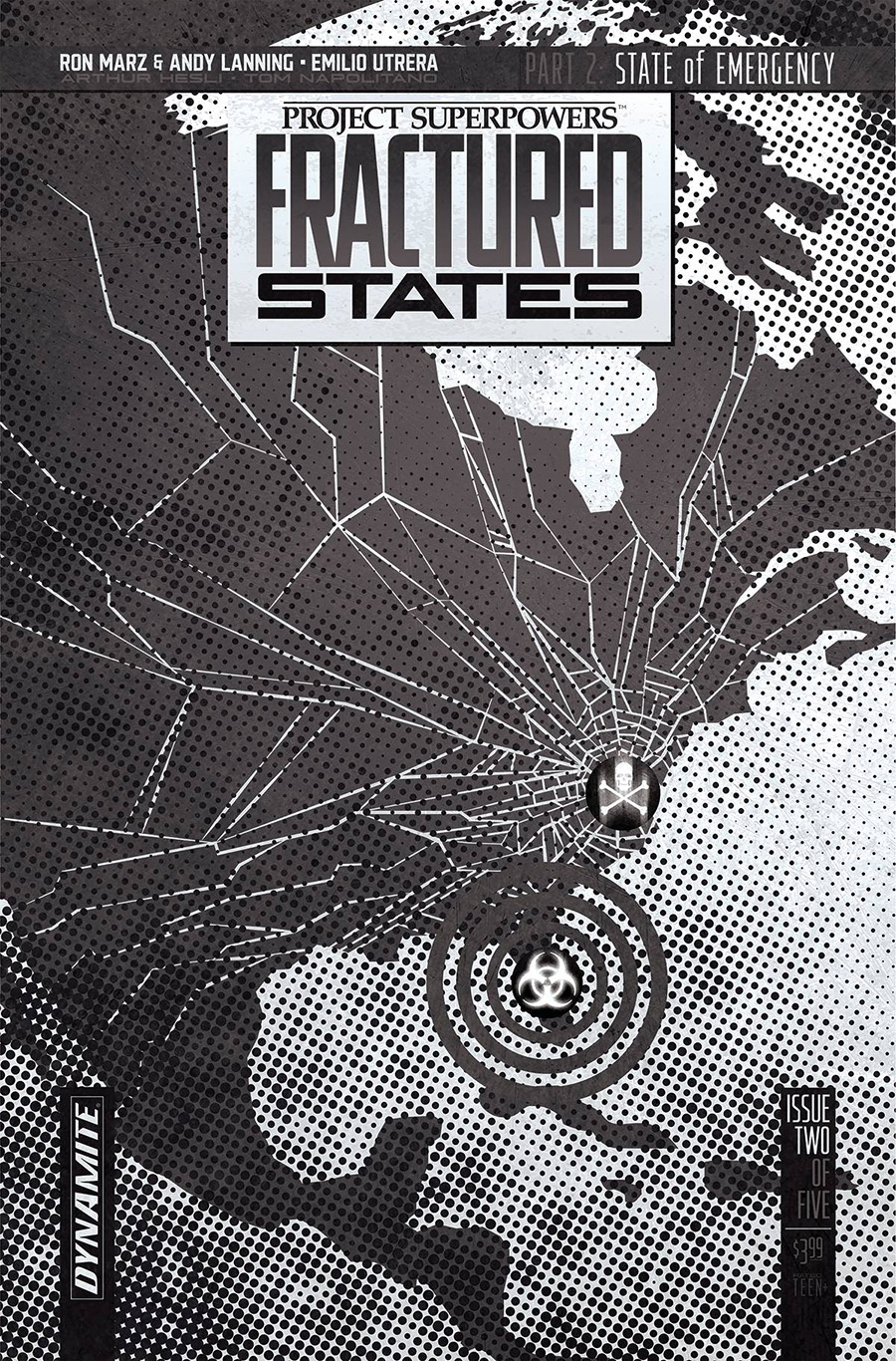 Project Superpowers Fractured States #2 Cover F Incentive Rus Wooton Black & White Cover