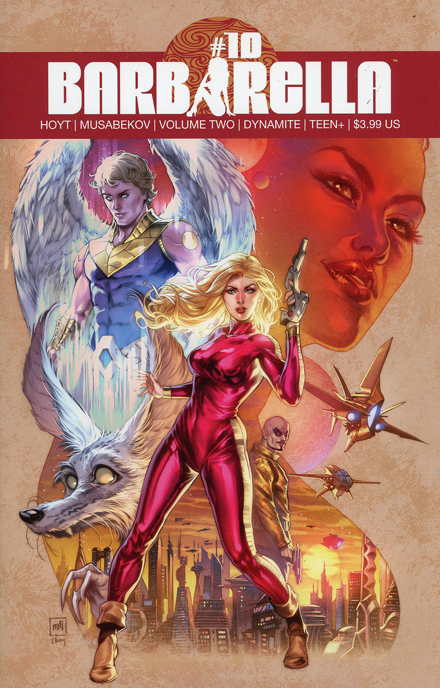 Barbarella Vol 2 #10 Cover G Incentive Mike Krome Variant Cover