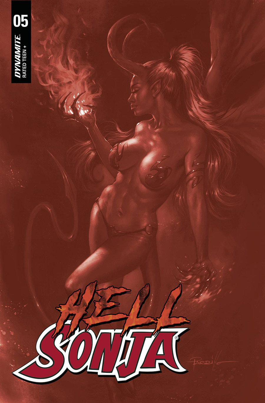 Hell Sonja #5 Cover F Incentive Lucio Parrillo Tint Cover