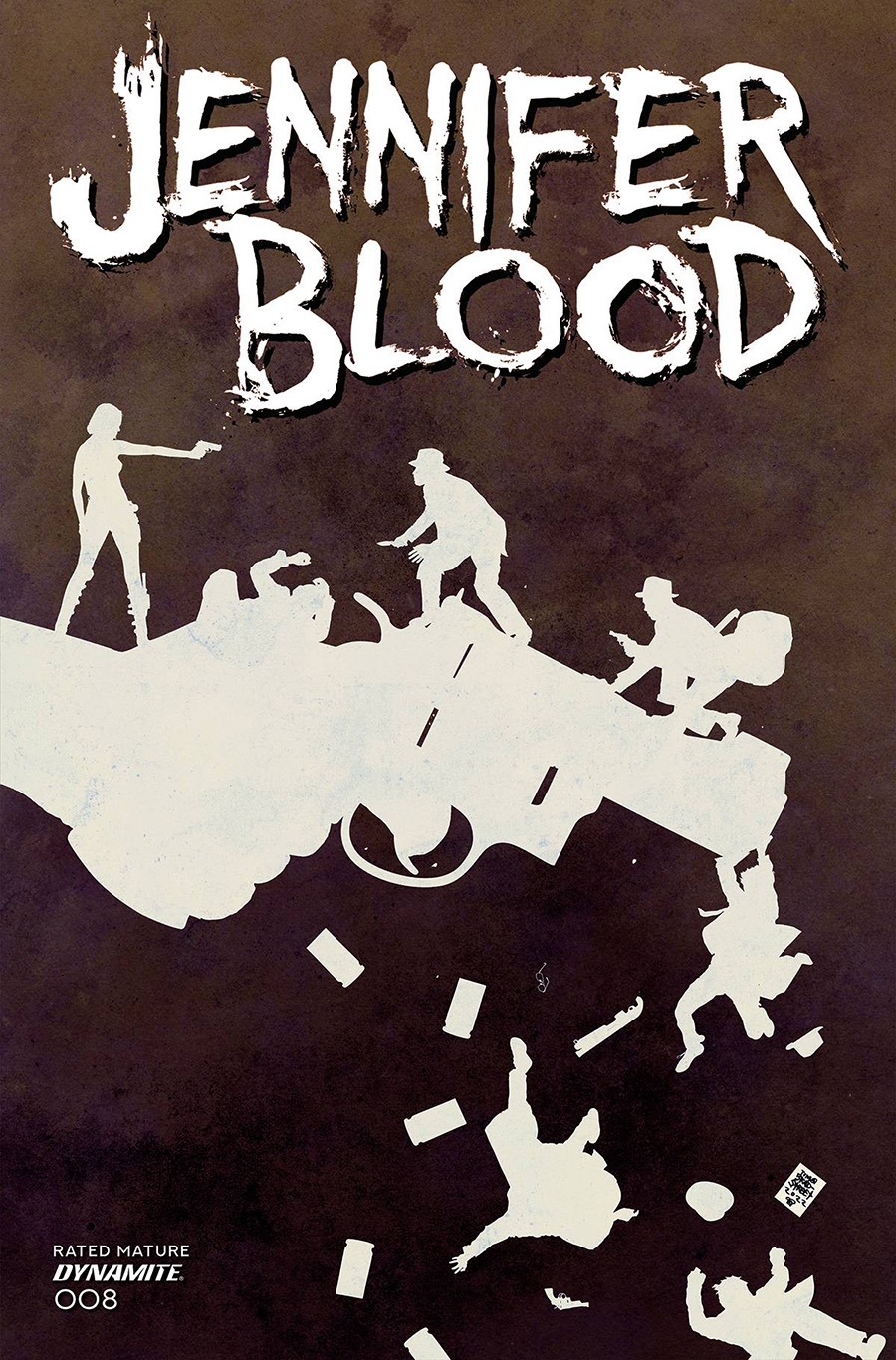 Jennifer Blood Vol 2 #8 Cover F Incentive Tim Bradstreet Black & White Cover