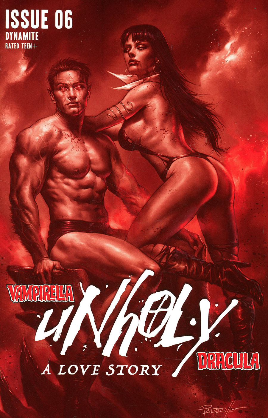 Vampirella Dracula Unholy #6 Cover F Incentive Lucio Parrillo Tint Cover