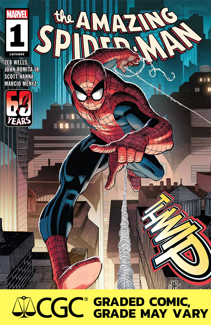 Amazing Spider-Man Vol 6 #1 Cover R DF John Romita Jr Cover CGC Graded 9.6 Or Higher