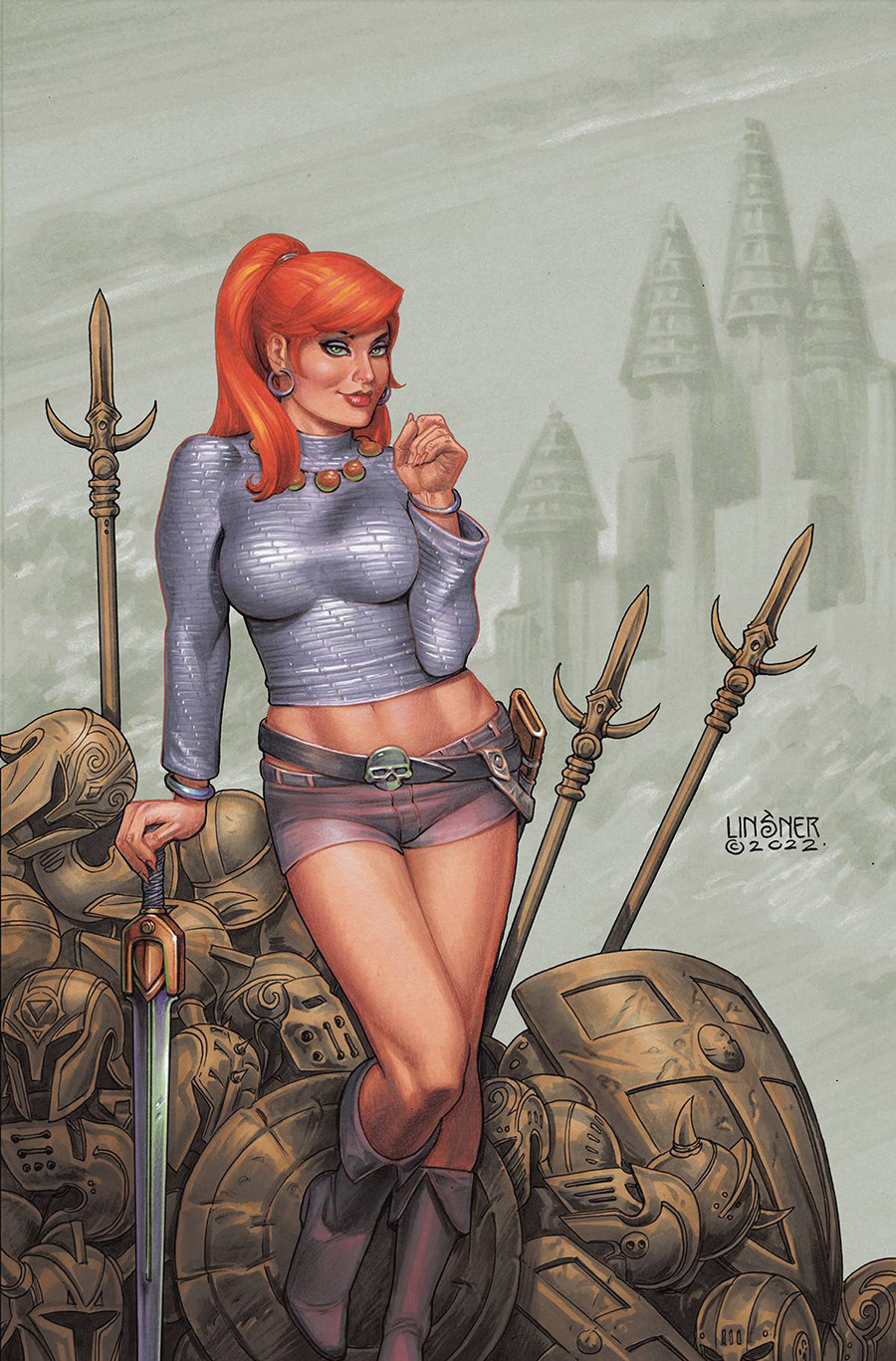 Immortal Red Sonja #2 Cover K Limited Edition Joseph Michael Linsner Virgin Cover