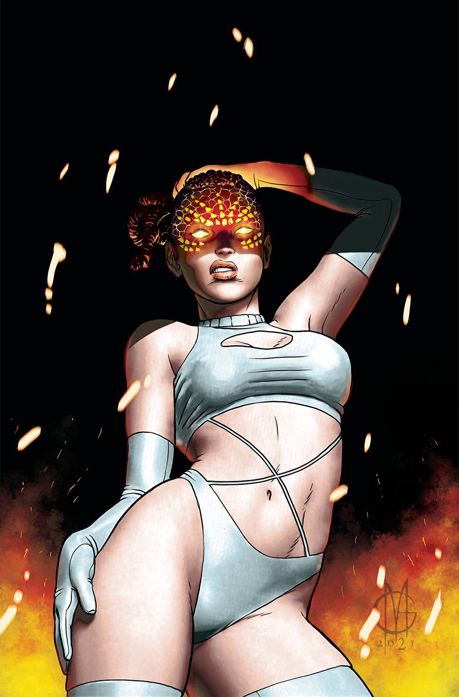 Nyx (Dynamite Entertainment) #6 Cover I Limited Edition Giuseppe Matteoni Virgin Cover