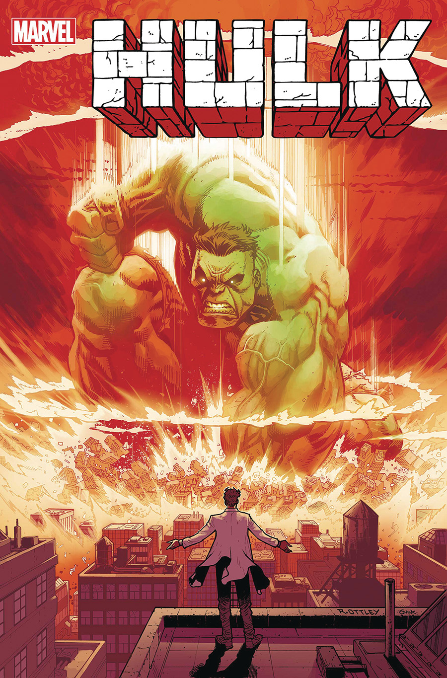 Hulk Vol 5 #1 Cover R DF Signed By Ryan Ottley