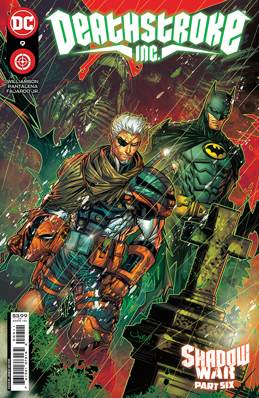 Deathstroke Inc #9 Cover A Regular Jonboy Meyers Cover (Shadow War Part 6)