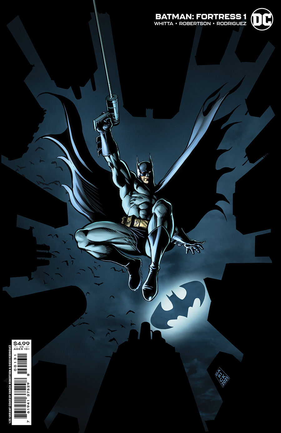 Batman Fortress #1 Cover C Incentive Darick Robertson Card Stock Variant Cover