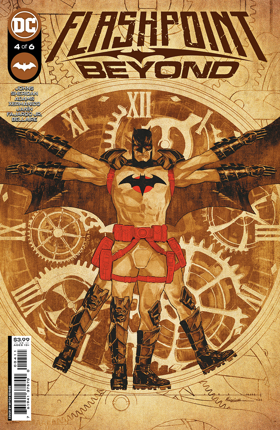 Flashpoint Beyond #4 Cover A Regular Mitch Gerads Cover