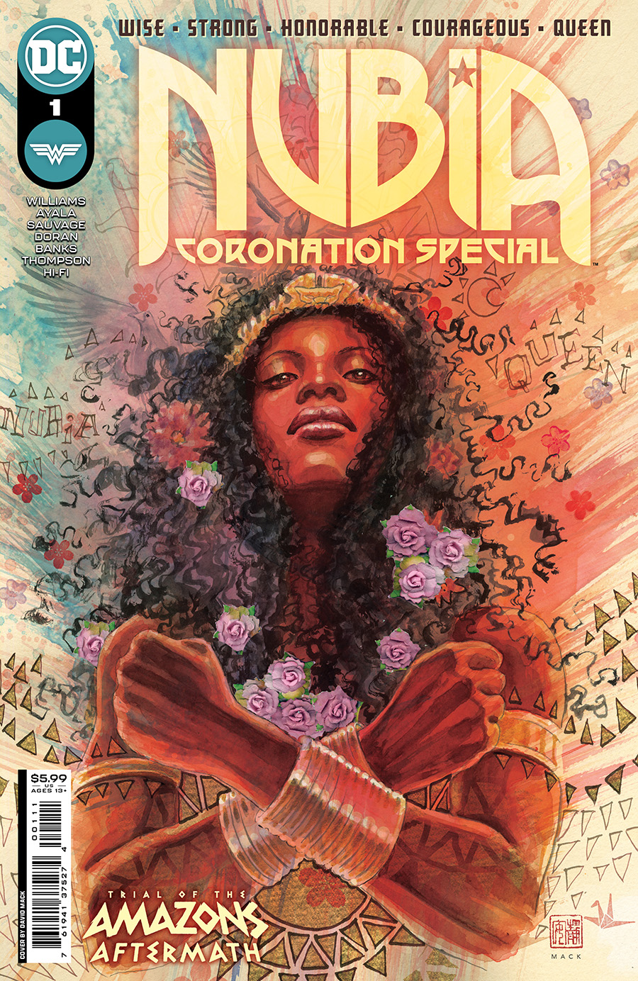 Nubia Coronation Special #1 (One Shot) Cover A Regular David Mack Cover