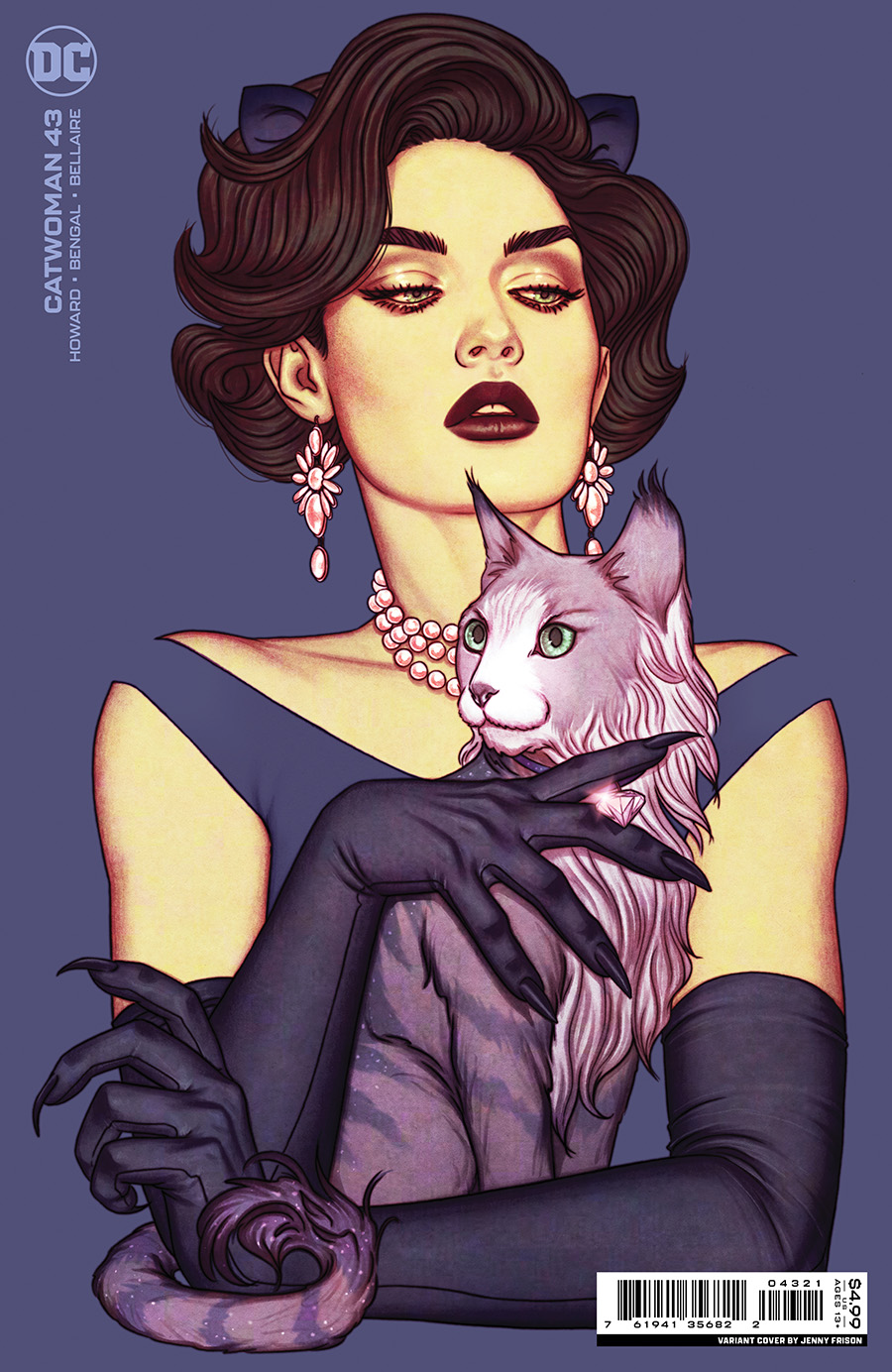Catwoman Vol 5 #43 Cover B Variant Jenny Frison Card Stock Cover (Limit 1 Per Customer)