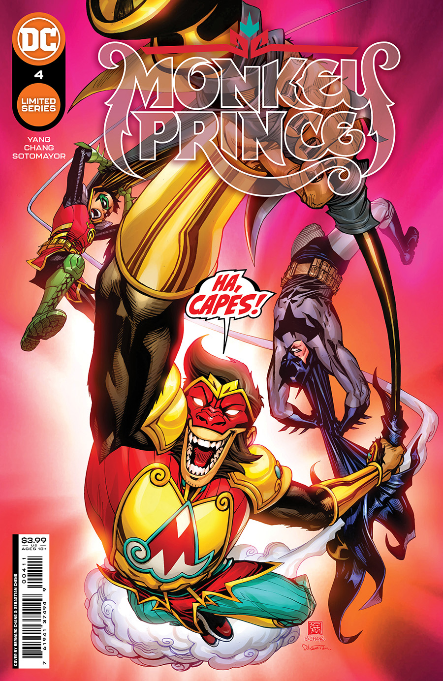 Monkey Prince #4 Cover A Regular Bernard Chang Cover