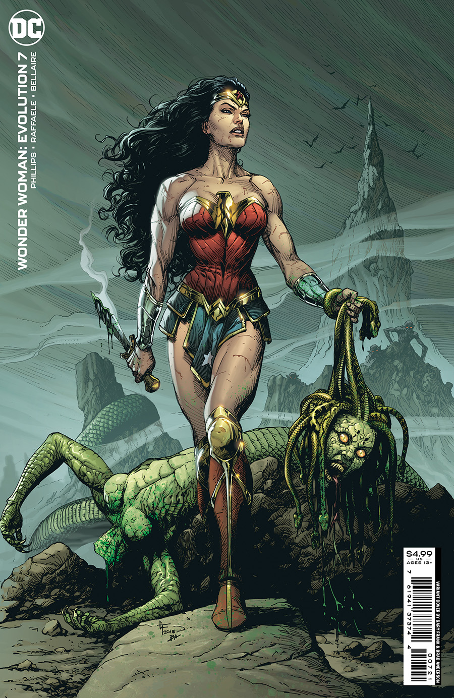 Wonder Woman Evolution #7 Cover B Variant Gary Frank Card Stock Cover