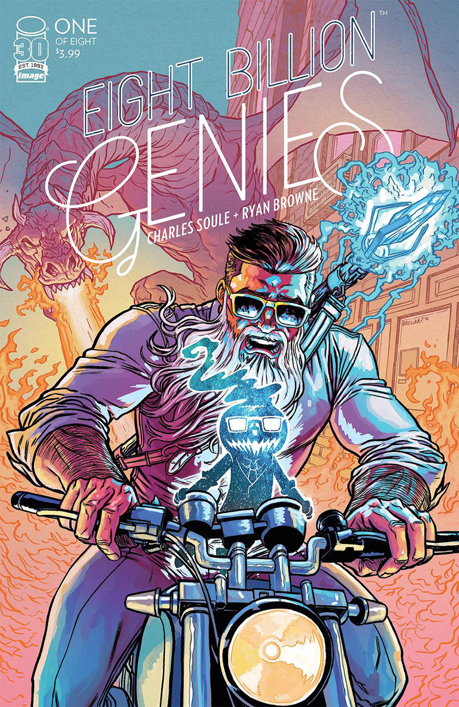 Eight Billion Genies #1 Cover E Incentive Ryan Browne Curse Words Parody Variant Cover